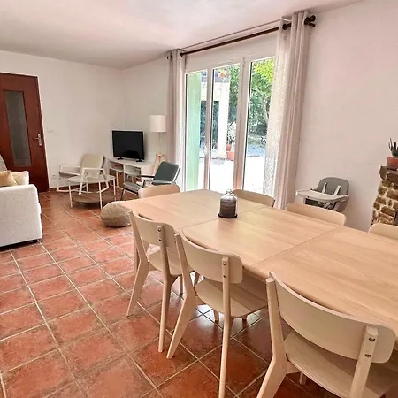 Maison Au Avec Piscine - Les 3 Olives Ferienhaus Fozieres